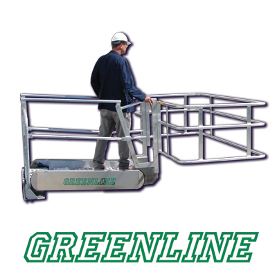 Elite Series GREENLINE Gangway | Self-Leveling Stairs | Made in the USA | Green-Mfg.com
