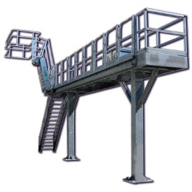 Truck Loading Racks | Benko Products | GREEN Access & Fall Protection